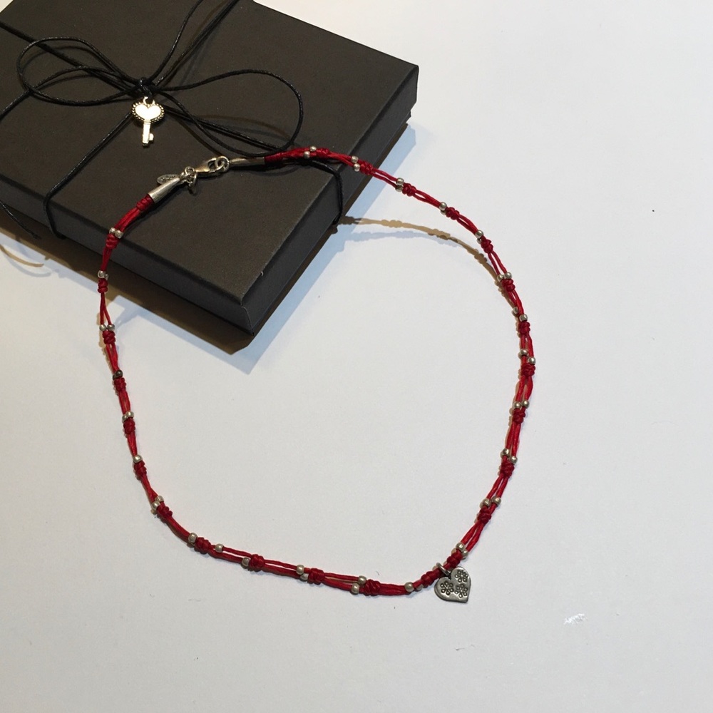 Preah Ko .925 Sterling Silver Silk Bead Necklace